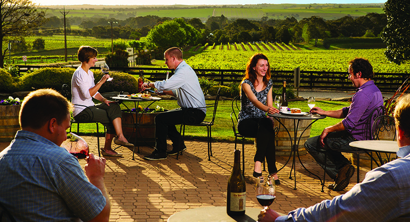 Grant Burge outdoor seating | Halliday Wine Companion